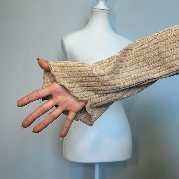 y2k cardigan with fur collar - Picture 6 of 7